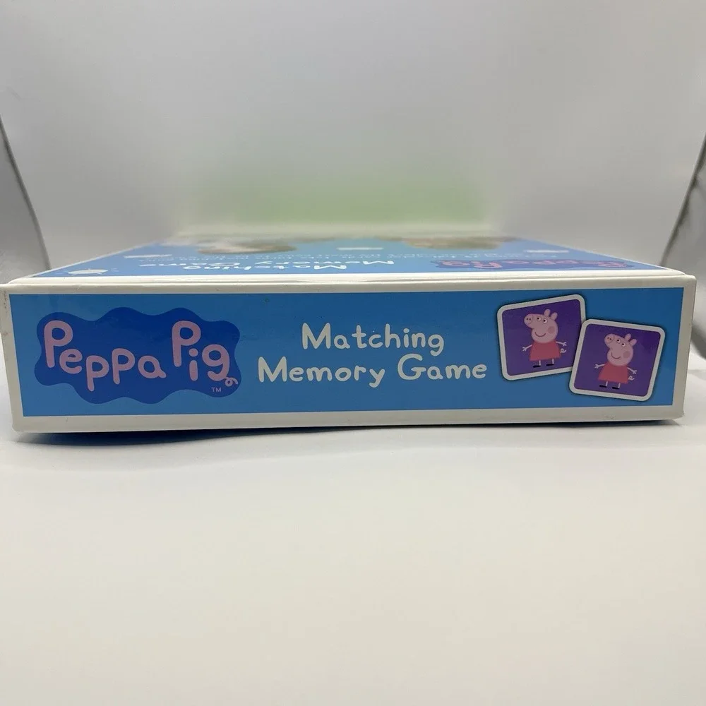 Peppa Pig Memory Matching Card‎ Game 2-4 Players Ages 3+ New In Box